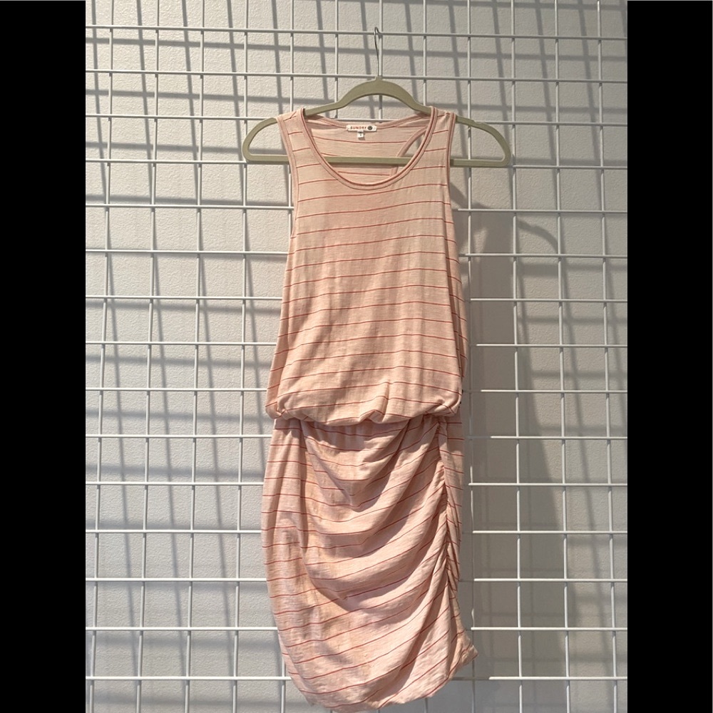 SUNDRY SLVLESS COTTON DRESS